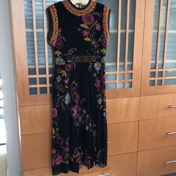 Fuzzi floral print Midi dress - Picture 4 of 10